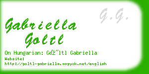 gabriella goltl business card